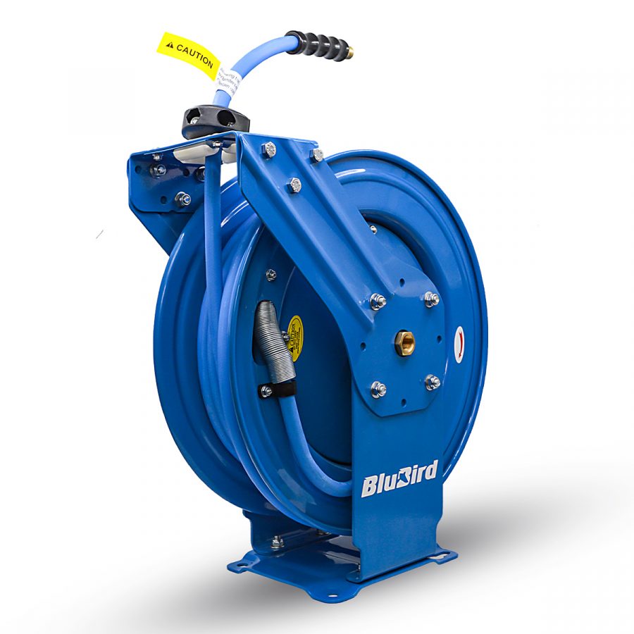 Blubird HD Air Hose Reels (Dual Arm) - RMX Industries  Largest  Manufacturer & Exporter of General Purpose Hoses and Reels from India