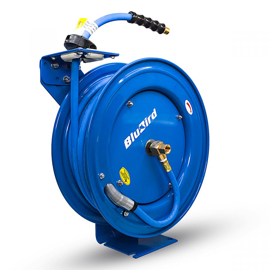 Blubird HD Air Hose Reels (Single Arm) - RMX Industries