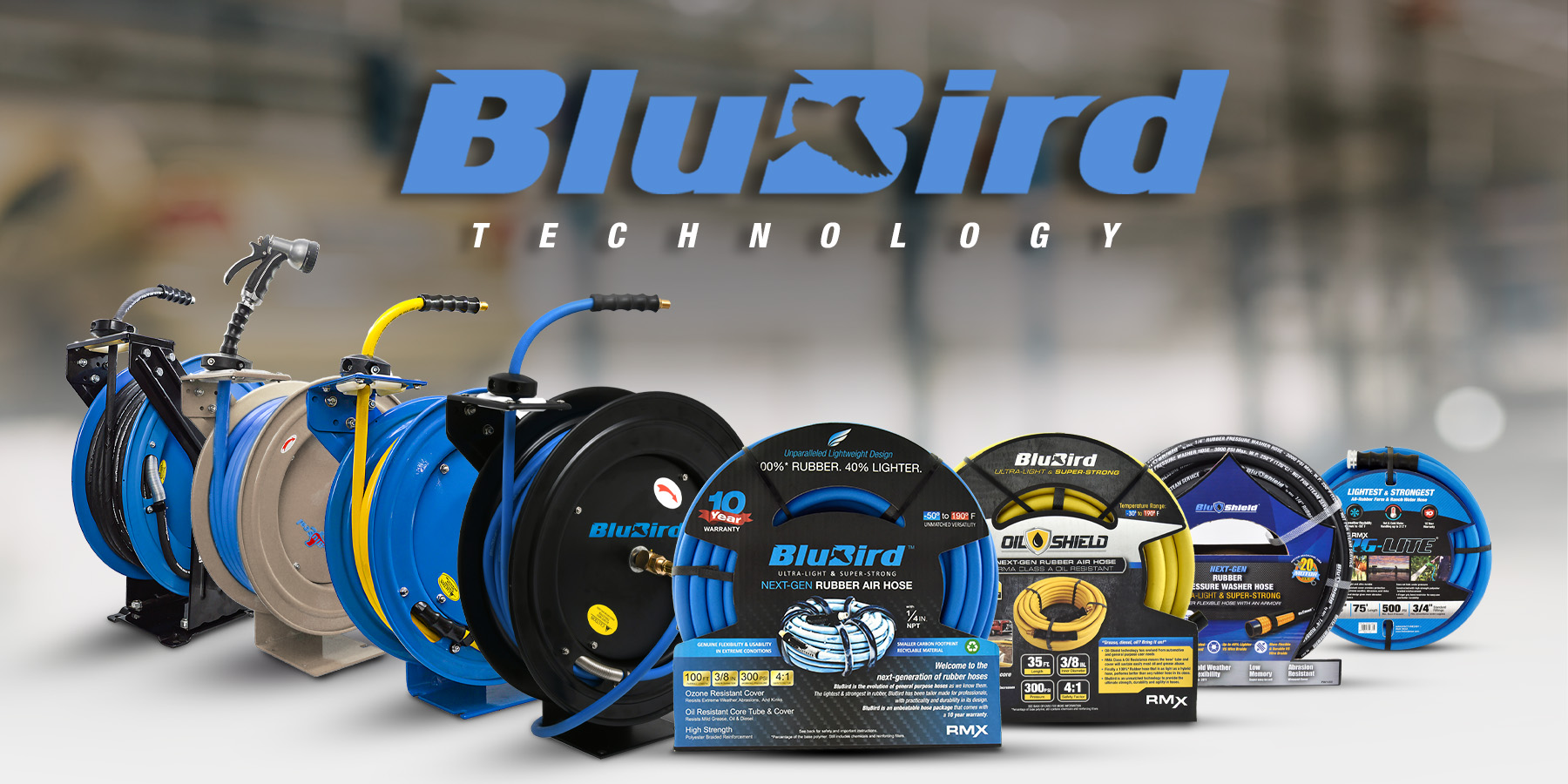 RMX Industries : Evolution of general purpose hoses - Blubird, Bluseal, Oilshield, Avagard, Ag-Lite, Blushield